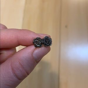 James Avery Rose Earrings